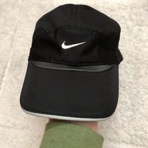 Black with silver edge Nike Hat/Cap